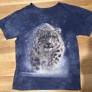 The Mountain Women’s Short Sleeve Shirt, Size Medium, White Tiger, Great Cond!